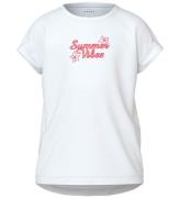 Name It T-shirt - NkfViolet - Bright White/Summer Vibes