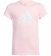 adidas Performance T-shirt - G BL T - Rosa/Vit