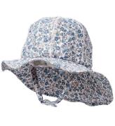 Wheat Badhatt - UV40+ - Blue Flower Ã?ng m. Velcro