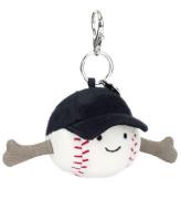 Jellycat Nyckelring - 12x6 cm - Amuseables Sports Baseball