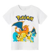 Name It T-shirt - NkmMasir PokÃ©mon - Bright White/Yellow Text