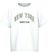 Name It T-shirt - NkmValix - Bright White/New York Sports Club