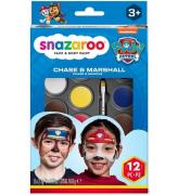 Snazaroo Ansiktsfärg - 8 Färger - Paw Patrol Chase & Marshall