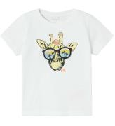 Name It T-shirt - NmmJean - Bright White m. Tryck