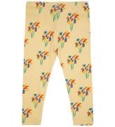 Bobo Choses Leggings - Baby Fireworks överallt - Light Yellow