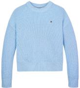 Tommy Hilfiger Sweatshirt - Stickad - Essential - Fartyg Blue
