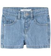 Name It Shorts - NmfRose - Light Blue Denim/STRIPES