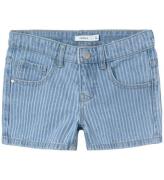 Name It Shorts - NkfRose - Denim Blue m. Ränder