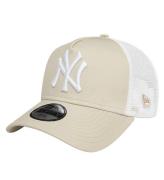 New Era Keps - 9Fyrtio - New York Yankees - Light Beige/Vit