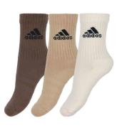 adidas Performance Strumpor - 3-pack - C SPW CRW 3P - Brun/Beige