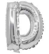 Decorata Party Folieballong - 32 cm - D - Silver