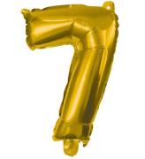 Decorata Party Folieballong - 86cm - Nr 7 - Guld