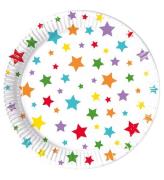 Decorata Party Kartongtallrikar - 8-pack - 19,5 cm - Multicolour