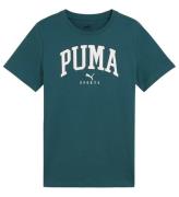 Puma T-shirt - Trupp BIG Grafik Tee - Kallt Green