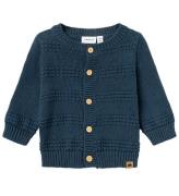 Name It Cardigan - Stickad - NbmLosso - Dark Denim