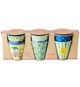 Rice Koppar - Melamin - 6 st. - 250 ml - Multi/Funky Prints