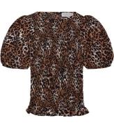 Hound Topp - Leopard - Svart/Beige/Brun