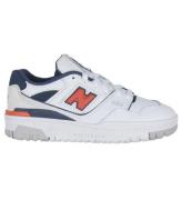 New Balance Skor - 550 - White/True Red