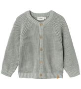 Lil' Atelier Cardigan - Stickad - Noos - NmnEmlen - Kalksten