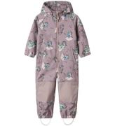 Name It Softshelloverall m. Fleece - Noos - NmfAlfa08 - Purple D