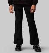 Calvin Klein Byxor - Pinstripe Flare - Ck Black