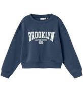 Name It Sweatshirt - Beskuren - NkfNiknaks - Dark Denim