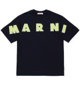 Marni T-shirt - Svart m. Gul