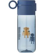 Liewood Vattenflaska - Clemence - 350 ml - Robots/Indigo Blue