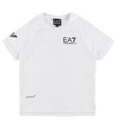 EA7 T-shirt - Vit m. Svart