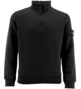 Stone Island Sweatshirt m. Dragkedja - Svart