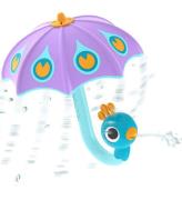 Yookidoo Badleksaker - Fill 'N' Rain Peacock Umbrella - Lila