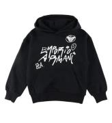 EA7 Hoodie - Svart m. Vit