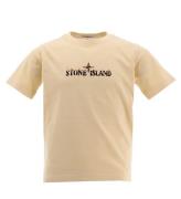 Stone Island T-shirt - Natural Beige m. Svart