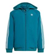 adidas Originals Vadderad jacka - Petroleum m. Vit