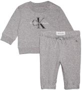 Calvin Klein Sweatset - Monogram - Grey Heather