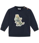 Hust and Claire Sweatshirt - Sofus - MarinblÃ¥ m. Djur