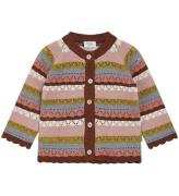 Hust and Claire Cardigan - Stickad - Carren - Dusty Rose m. HÃ¥lm