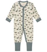 Hust and Claire Onesie - Ull/Bambu - Manu - Jade Green m. Din