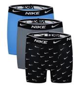 Nike Boxershorts - Dri-Fit Everyday - 3-pack - Svart/GrÃ¥/BlÃ¥