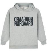 Mads NÃ¸rgaard Hoodie - Heidi - Light Grey Melange