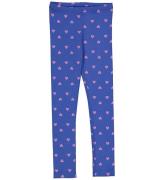 Freds World Leggings - Rib - Heart - StjÃ¤rna Blue/Rosa Haze