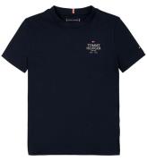 Tommy Hilfiger T-shirt - TH Logo Puff - Desert Sky