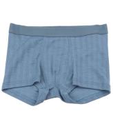 Joha Boxershorts - Ull/Silke - BlÃ¥