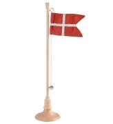 Sebra Tabell Flagg - TrÃ¤ - 28 cm - Dannebrog