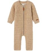 Name It Onesie - Ull - Stickad - NbnWruni - Pure Cashmere/Melang