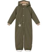 Mini A Ture Vinteroverall - Wanni Fleece - Olive Natt