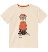 Name It T-shirt - NkmO klocka - Summer Sand