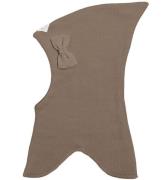 Racing Kids Balaclava - Ull/Bomull - Dubbel - Brown Birch Bark