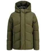 Jack & Jones Vadderad jacka - JjWorld - Olive Natt