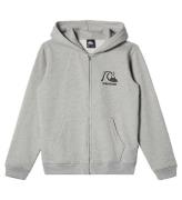 Quiksilver Cardigan - Grafik - GrÃ¥melerad m. Svart